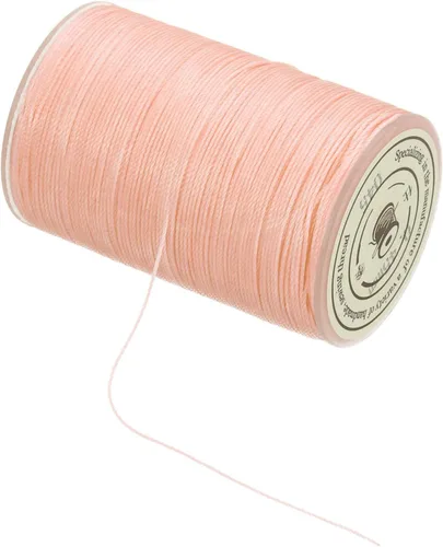 Miniatura 106 de MECCANIXITY Cordón encerado de poliéster encerado de 0.020 in, cuerda de cera de 175 yardas para hacer pulseras, collares, cuentas, joyería y Negro
