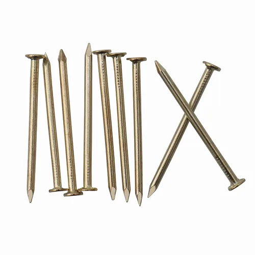 240 piezas de clavos de ferretería dorados, clavos de madera chapados en latón de 1-1/2" × 14 Ga, clavos para colgar decoración de pared, clavos de