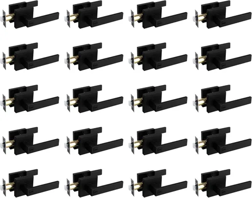 Miniatura 74 de NEWBANG Manija de palanca de puerta sólida con acabado negro mate