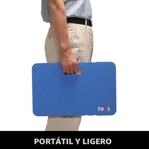 Miniatura 4 de Almohadilla para arrodillarse gruesa extra grande de espuma de alta densidad cómoda para trabajo, jardinería, yoga, ejercicio, jardín, almohadilla