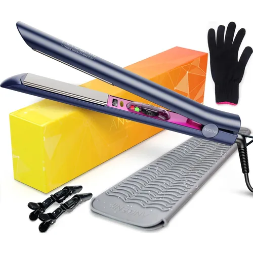 Miniatura 2 de ANGENIL - Alfombrilla profesional de silicona resistente al calor para alisador de pelo, rizador y plancha plana, alfombrilla de viaje portátil