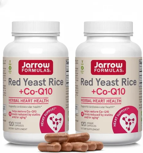 Miniatura 11 de Jarrow Formulas Arroz de Levadura Roja 1200 mg y CoQ10 100 mg por Porción - 120 Cápsulas Vegetales, 60 Porciones - Suplemento Dietético Herbal
