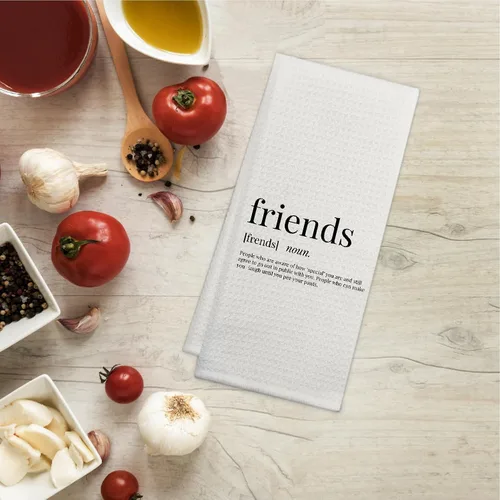 Miniatura 2 de Friends Definition - Toallas de cocina de 16 x 24 pulgadas, regalos divertidos para mejores amigas, regalos de amistad para mujeres