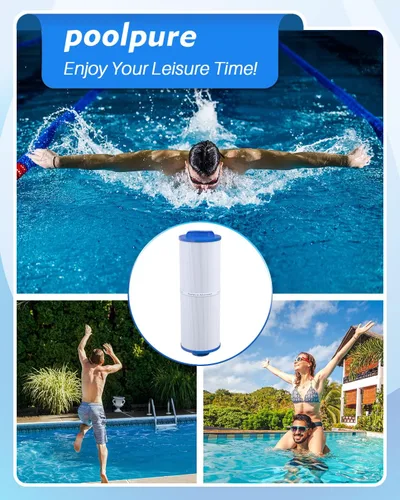 Miniatura 7 de POOLPURE Filtro de spa 4CH-949 reemplaza a Pleatco PWW50L, 200702, Cal Spa FIL50-5D13H15FCT-3, Filbur FC-0172, SD-01143, 817-4050, Waterway Teleweir
