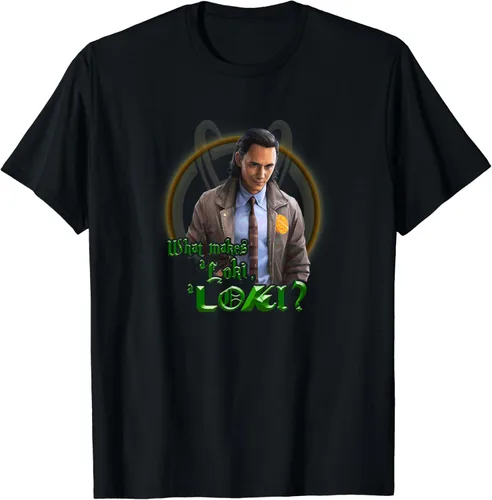 Miniatura 2 de Marvel Loki What Makes Loki, Loki Camiseta, Negro, S