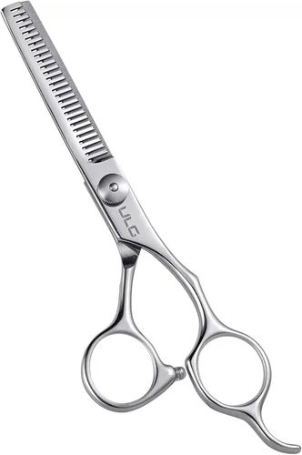 Miniatura 10 de ULG Tijeras profesionales de adelgazamiento con peine – 6.5 pulgadas de acero inoxidable japonés texturizante y tijeras de corte de pelo para salón
