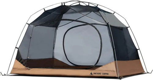 Miniatura 9 de OneTigris JOVIAN - Tienda de campaña para 4 personas, 3 estaciones, familiar, fácil de armar, para senderismo al aire libre con toldo exterior
