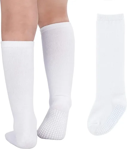 Zando Calcetines de fútbol para niños, calentadores de piernas, calcetines largos con volantes, calcetines para bebés recién nacidos, calcetines