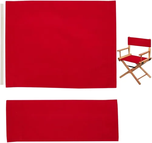 Miniatura 13 de GORGECRAFT Fundas para sillas de directores de 21 ~ 16 x 8 ~ 21 pulgadas, funda de asiento de lona negra para asiento y respaldo con palo de madera