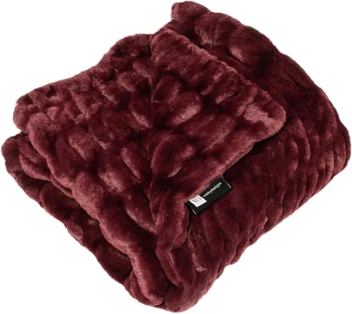 Miniatura 10 de Minky Designs Manta Minky Gris Ceniza – Manta de Tiro de Piel Sintética Ultra Suave para Sofá, Cama y Hogar – Esponjosa, Cálida y Lujosa – Colección