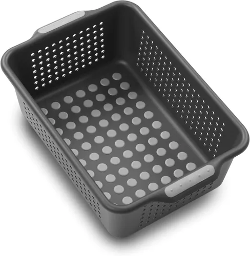 Miniatura 2 de madesmart Cesta de almacenamiento mediana, granito