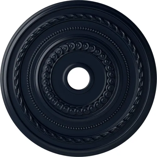Miniatura 72 de Ekena Millwork CM25COFCS Cole Medallón de Techo, 25 3/8"OD x 3 3/8"ID x 1 3/8"P, pintado a mano Flash Cobre