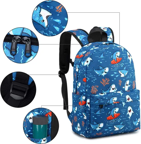 Miniatura 82 de CAMTOP - Conjunto de mochila y lonchera con estampados divertidos para niños de preescolar y primaria), Y0058-2