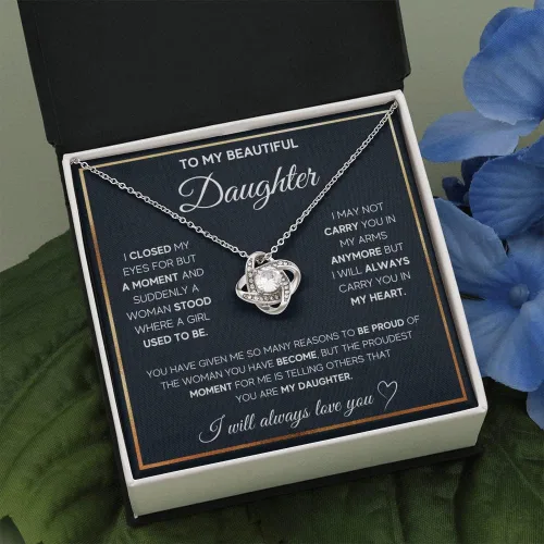 Miniatura 4 de FG Family Gift Mall Regalos de cumpleaños para hija, regalos de padre e hija de mamá, regalos para hija de papá, collares de hija de mamá, joyería