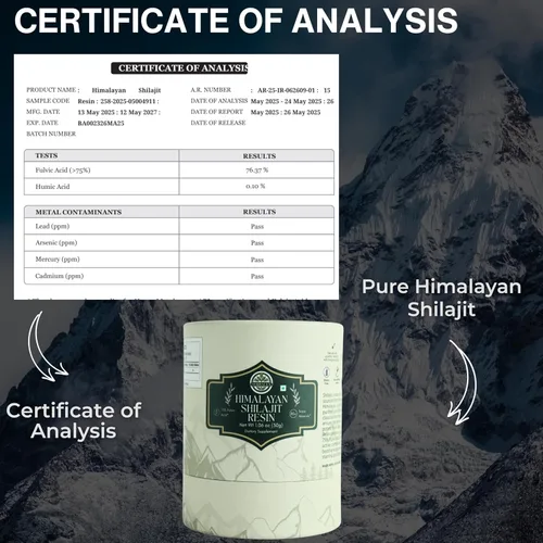 Miniatura 4 de Shilajit puro del Himalaya Resina Shilajit de alta potencia nutricional y grado A con más de 85 minerales de rastro de plantas y 75% de ácido