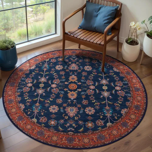 Miniatura 136 de Tangsoo Alfombra lavable para pasillo, antideslizante, 2 x 6 pies, estilo bohemio, floral, vintage, para entrada, suelo suave, para cocina, baño