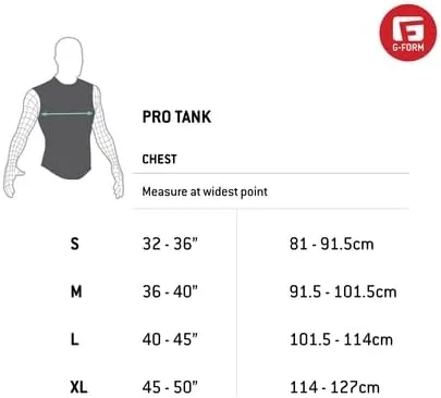 Miniatura 3 de G-Form Camiseta sin mangas Team Baselayer para hombre - Camisetas de entrenamiento para hombres en deportes de impacto - Adulto