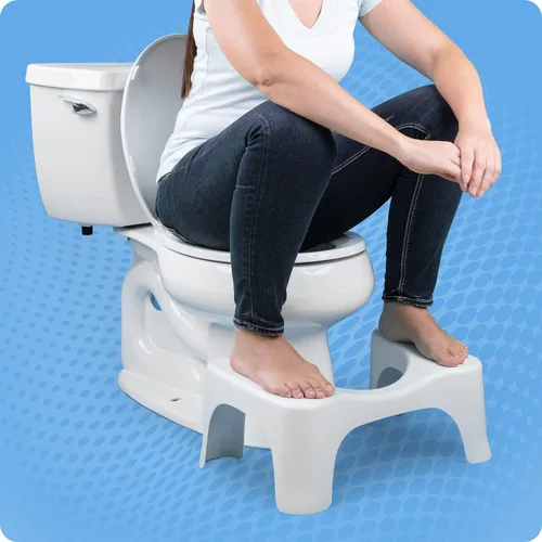Miniatura 8 de Squatty Potty Simple Curve - Taburete de inodoro para baño, 7 pulgadas, color blanco