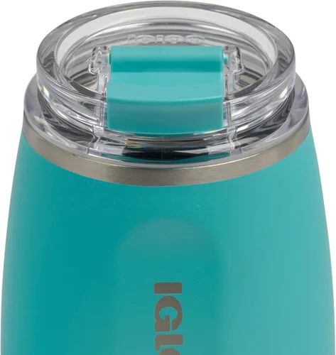 Miniatura 6 de Igloo Vaso de vino de 10 onzas Vasos de acero inoxidable Verde azulado laguna