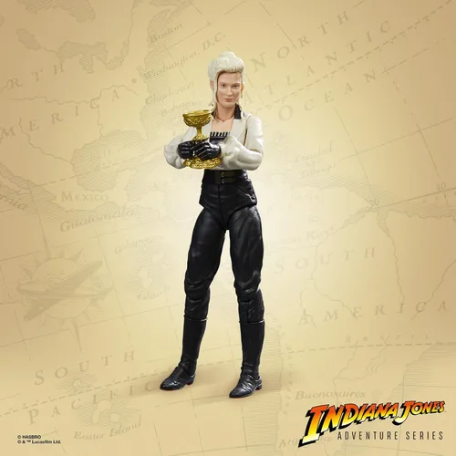 Miniatura 8 de Indiana Jones and The Last Crusade Adventure Series Dr. Elsa Schneider Figura de acción, figuras de acción de 6 pulgadas, juguetes para niños a
