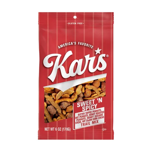 Miniatura 32 de Kar's Nuts Cranberry Almond Delight Trail Mix, paquetes individuales de 3 onzas, paquete a granel de 42, aperitivos sin gluten