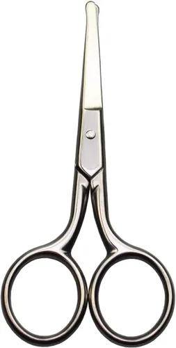 Miniatura 2 de Tijeras profesionales de aseo de seguridad para cuidado personal, depilación facial y recorte de cejas de nariz y oreja, tijeras de punta recta fina
