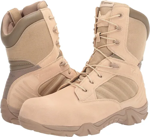 Miniatura 7 de Bates Mens GX-8 botas de trabajo con cierre lateral y puntera reforzada