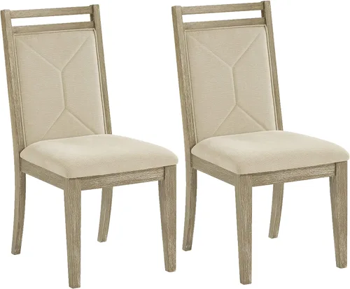 Miniatura 4 de Progressive Furniture Beck - Juego de 2 sillas de comedor tapizadas, 19 pulgadas de ancho x 23 pulgadas de profundidad x 38 pulgadas de alto