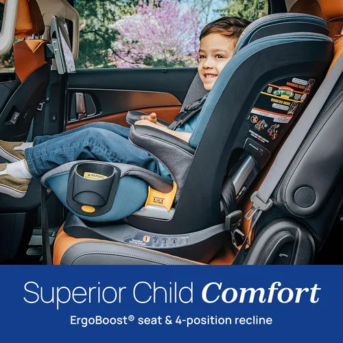 Miniatura 4 de Chicco MyFit Harness + Booster Car Seat, 5-Point Harness and High Back Seat Obsidiana