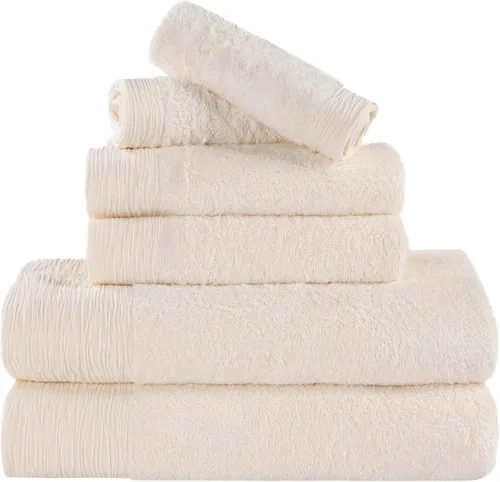 Miniatura 40 de Superior Rayon - Juego de toallas de 12 piezas de mezcla de bambú, de secado rápido, artículos esenciales para el baño, ducha, spa, toallas