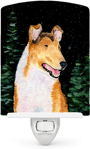 Miniatura 11 de Tesoros de la Caroline Noche estrellada Chihuahua Luz, 6" x 4," Multicolor Chihuahua 08
