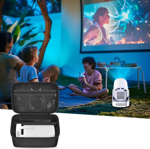 Miniatura 6 de Funda de proyector mejorada compatible con Magcubic HY300Pro+ / HY300PRO para ENUOSUMA HY300 ULTRA para proyector portátil Alwtniet 4K 1080P, Negro