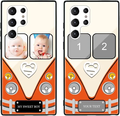 Miniatura 608 de Funda de teléfono personalizada para Samsung Galaxy S22+ / S22 Plus 5G, funda de TPU suave de vidrio templado antiarañazos personalizada con foto