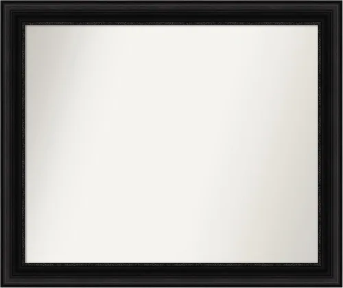 Miniatura 289 de Amanti Art Espejo personalizado, espejo de baño negro puente, espejo de pared o espejo de tocador de baño sobre el fregadero (26 x 26 pulgadas)