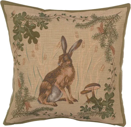 Miniatura 10 de Charlotte Home Fundas de almohada – Funda de almohada decorativa de 14 x 14 pulgadas para sofá y cama – Fundas de cojín de conejo francés