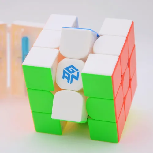 Miniatura 5 de Bukefuno GAN 11 M Pro 3x3 Velocidad magnética Magic Cube sin pegatinas GAN11M Pro 3x3x3 Puzzle Magic Cube (GAN11 M Pro Negro Frosted Kernel Version)