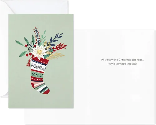 Miniatura 3 de Hallmark - Surtido de tarjetas de Navidad en caja, Que nieve (4 diseños, 12 tarjetas y sobres)