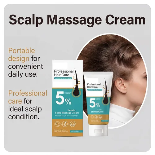 Miniatura 5 de 2 unidades de 5% de minoxidil para el crecimiento del cabello en crema de masaje para el cuero cabelludo, tratamiento contra la pérdida de cabello