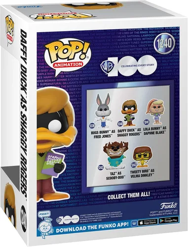 Miniatura 3 de Funko Pop! Animación: WB 100 - Looney Tunes, Pato Lucas como Shaggy Rogers