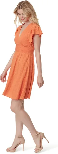 Miniatura 2 de Jessica Simpson Mini vestido de manga corta Khloe Flutter para mujer