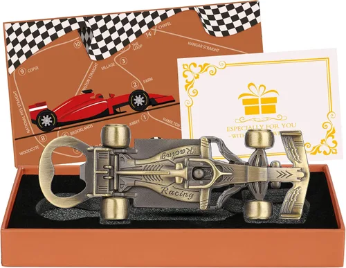 Miniatura 8 de Regalos de autos de carreras para hombres y mujeres, abrebotellas de coche de carreras, regalos únicos de carreras para hombres, él, papá, novio