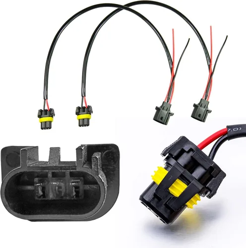 Miniatura 12 de Xotic Tech - 2 adaptadores de arnés de cableado H4/HB2/9003 macho a H13/9008 hembra
