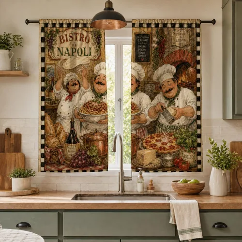 Miniatura 22 de Cortinas de mariposa, mariposa azul, diente de león blanco, románticas, para niñas y mujeres, insonorizadas, aisladas, con bolsillo para barra