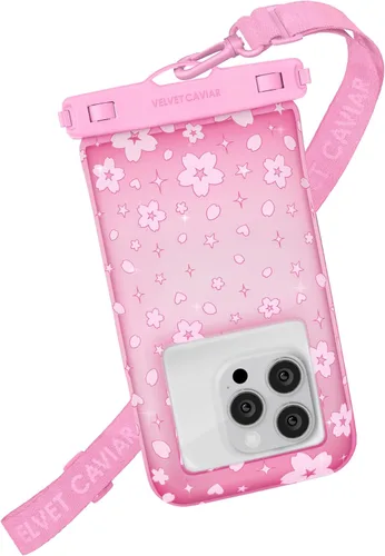 Miniatura 14 de VELVET CAVIAR Funda impermeable para teléfono con cordón, funda flotante IP68 para iPhone y todos los teléfonos, bolsa seca para esnórquel, playa