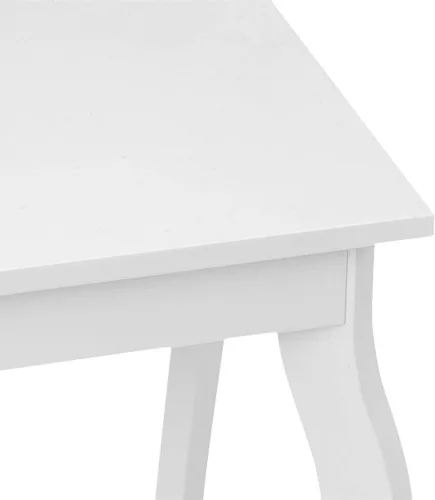 Miniatura 8 de Giantex Mesa auxiliar de 16 pulgadas con almacenamiento y estante patas curvas, muebles para el hogar para sala de estar, sofá, mesa auxiliar