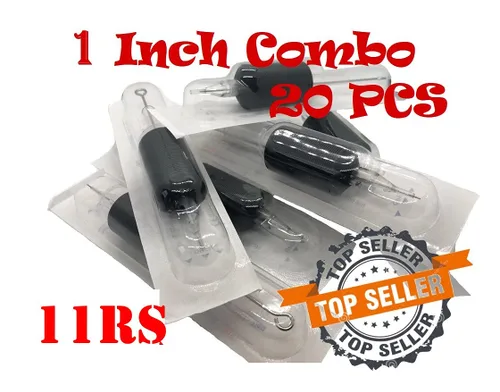 Miniatura 2 de 20 agujas y tubos desechables para tatuajes de 1 pulgada 5RS, 7RS, 9RS, 11RS, 14RS (11 sombreador redondo)