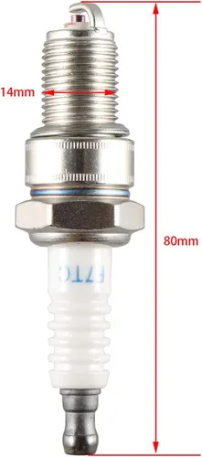 Miniatura 2 de 2 unids F7TC Bujía para Coleman CT200U CT200 para Honda GX120 GX160 GX200 GX240 GX270 GX340 GX390 Generador Cortacésped Tractor Rototiller Bomba
