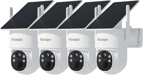 Miniatura 11 de Cámara solar inalámbrica para exteriores 5G y 2.4G, 4MP 360° PTZ Cámaras inalámbricas para seguridad del hogar, cámara al aire libre con visión
