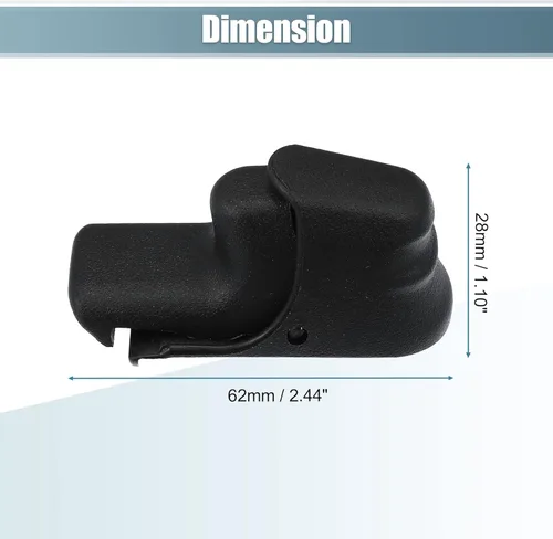 Miniatura 3 de X AUTOHAUX Pestillo de bloqueo de ventana deslizante manual trasero para Ford F250 F350 F450 F550 Super Duty 1999-2010 Pestillo de ventana trasera
