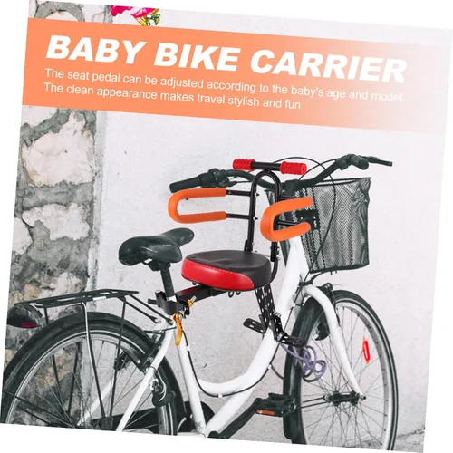 Miniatura 2 de KICHOUSE Asiento de bicicleta de sillín para niños y niñas, asiento de bicicleta cómodo, seguro, fácil de instalar, crece